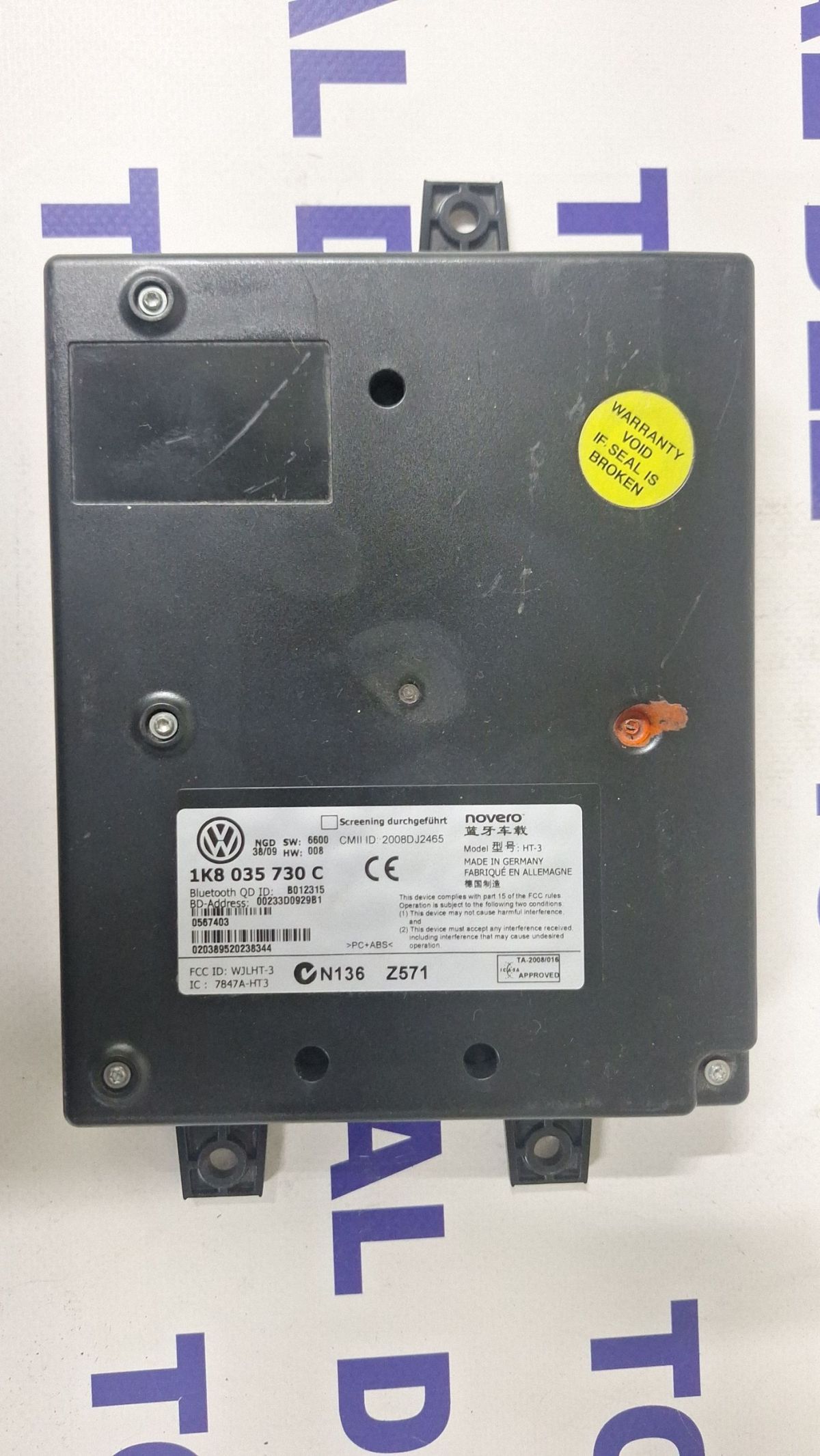 Car kit Volkswagen Golf VI 2009 - 1K8035730C
