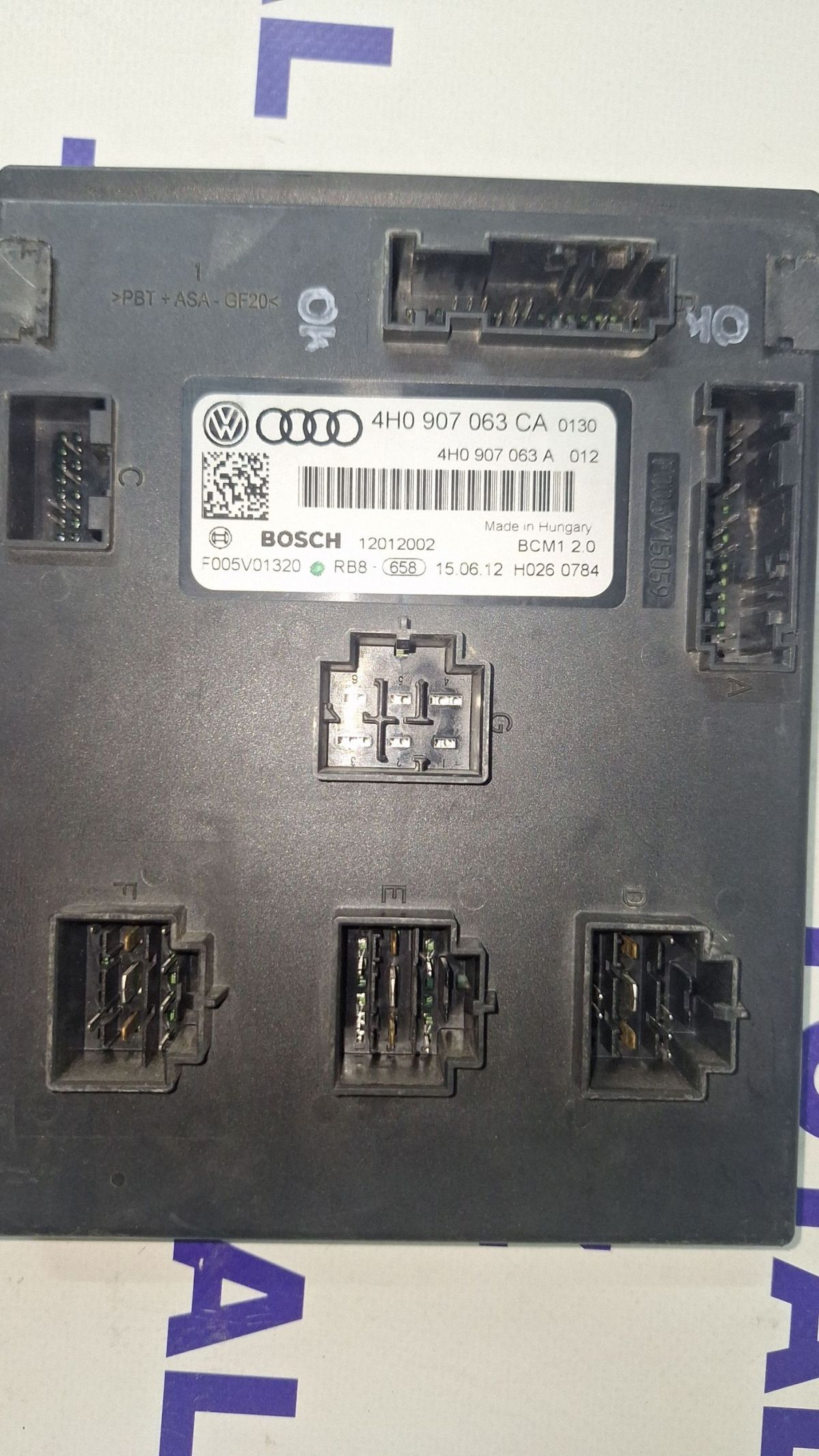 Calculator confort Audi A8 S8 D4 4H 2010 - 4H0907063CA F005V01320 12012002