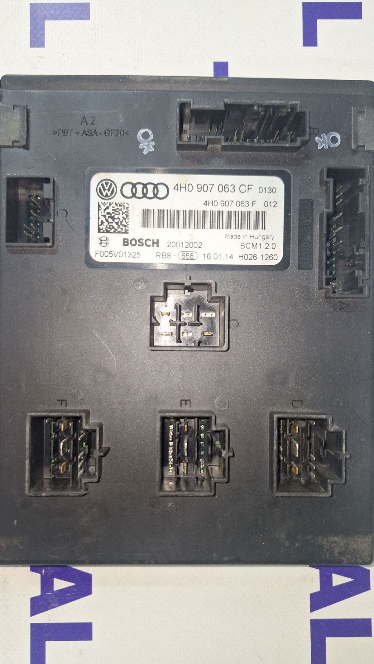 Calculator confort Audi A6 S6 C7 4G 2011 - 4H0907063F 4H0907063CF 20012002 F005V01325