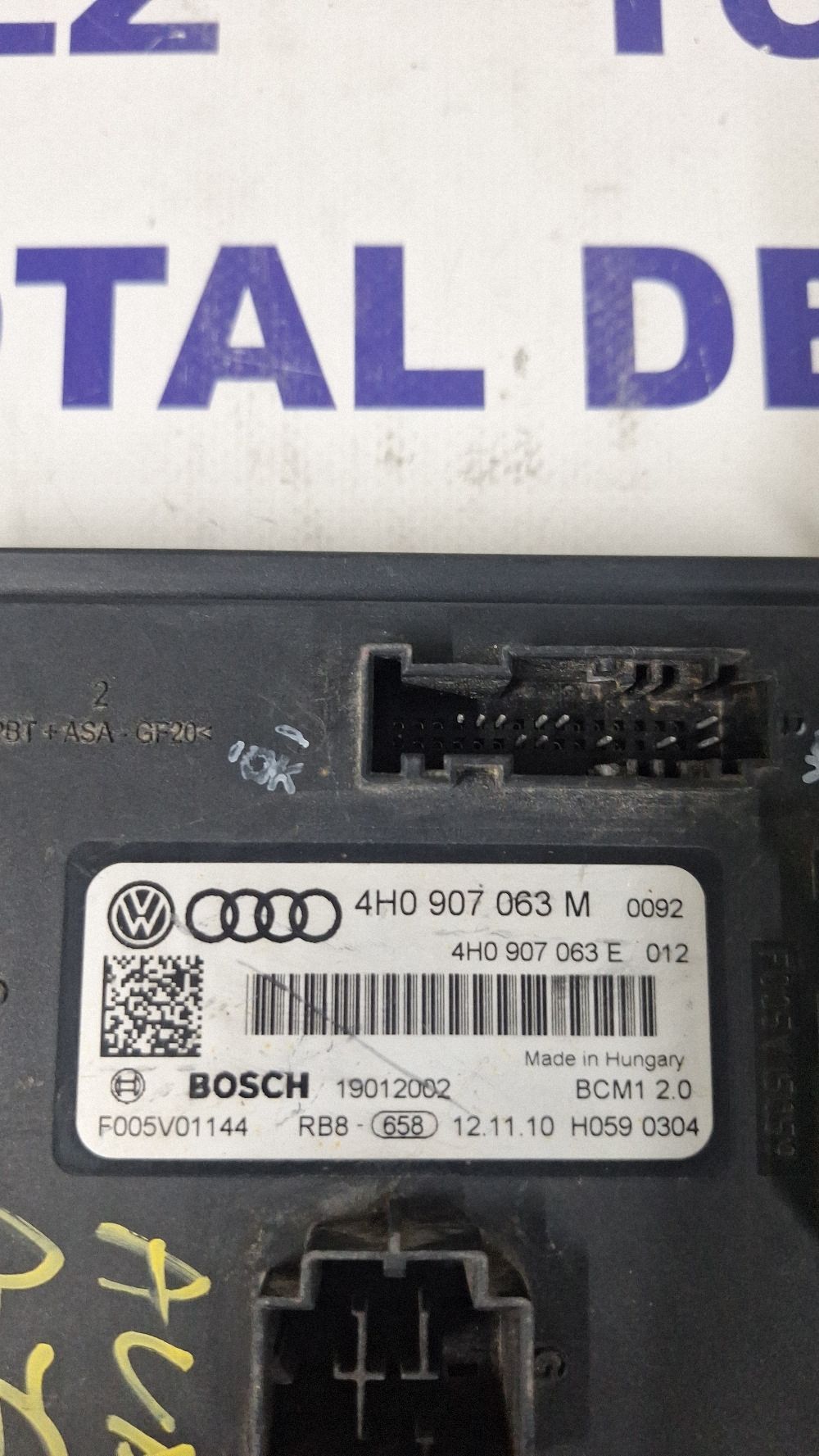 Calculator confort Audi A6 S6 C7 4G 2013 - 4H0907063E 19012002 4H0907063M F005V01144