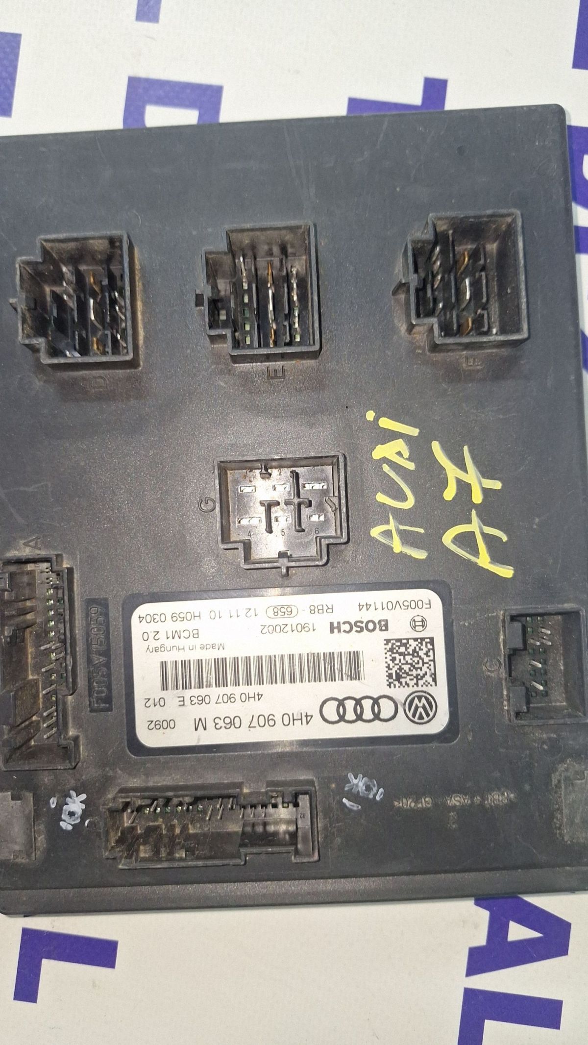 Calculator confort Audi A6 S6 C7 4G 2013 - 4H0907063E 19012002 4H0907063M F005V01144