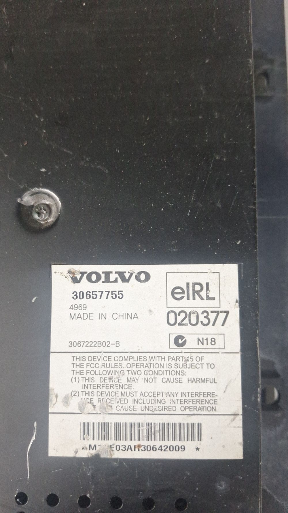 Amplificator audio Volvo XC90 2003 - 020377 30657755 3067222B02B