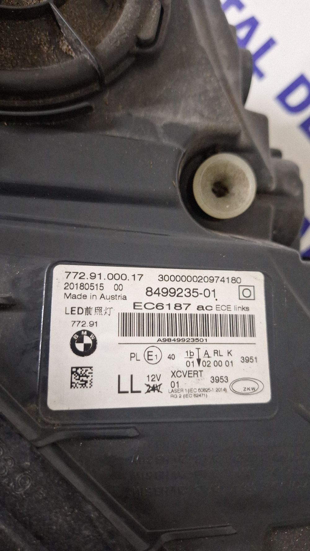 Far Stanga fata BMW Seria 7 G11 G12 2017 - 8499235 7729100017 300000020974180