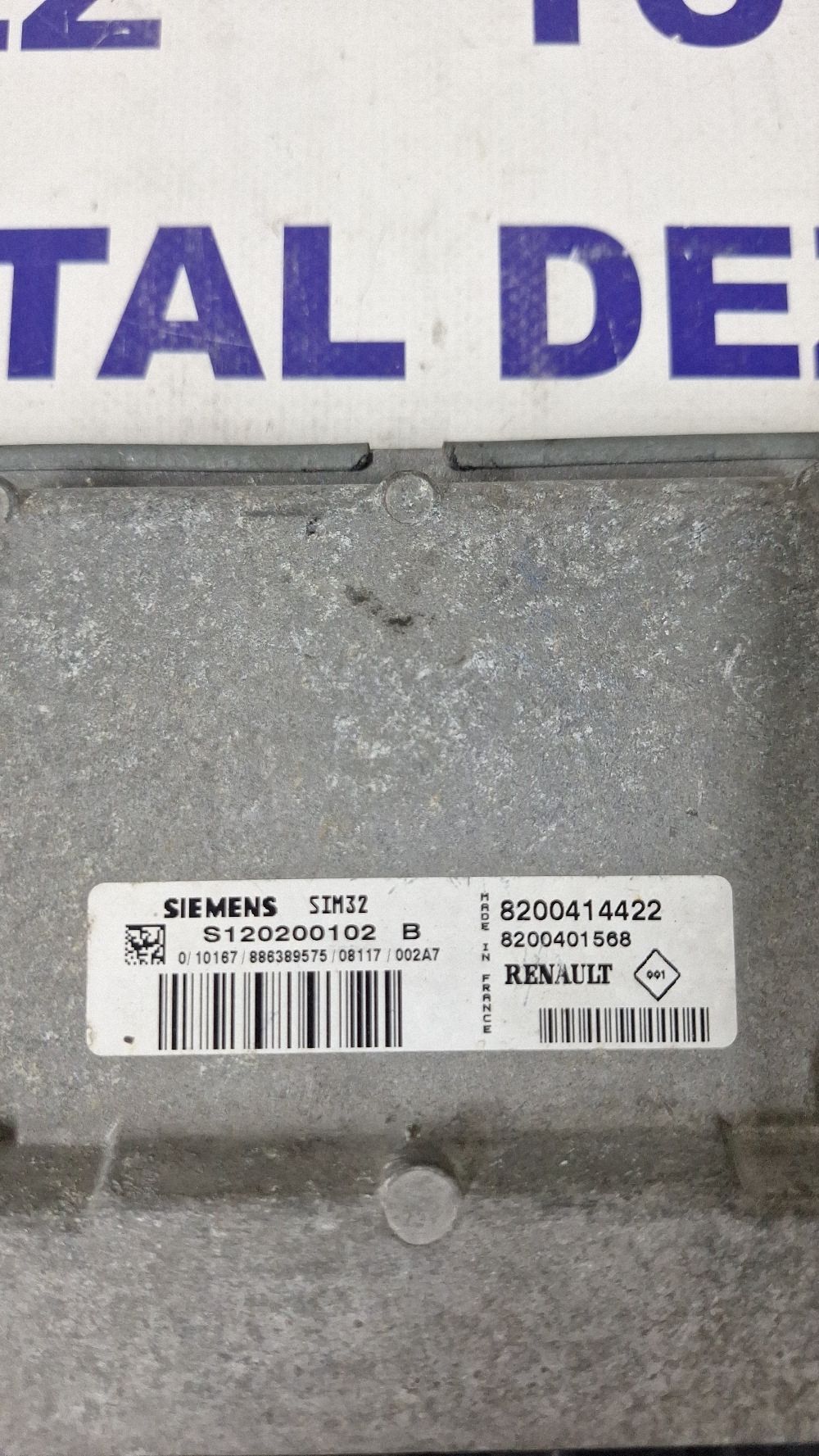 Calculator motor (ECU) Renault Modus 2004 - 8200414422 8200401568 S120200102B