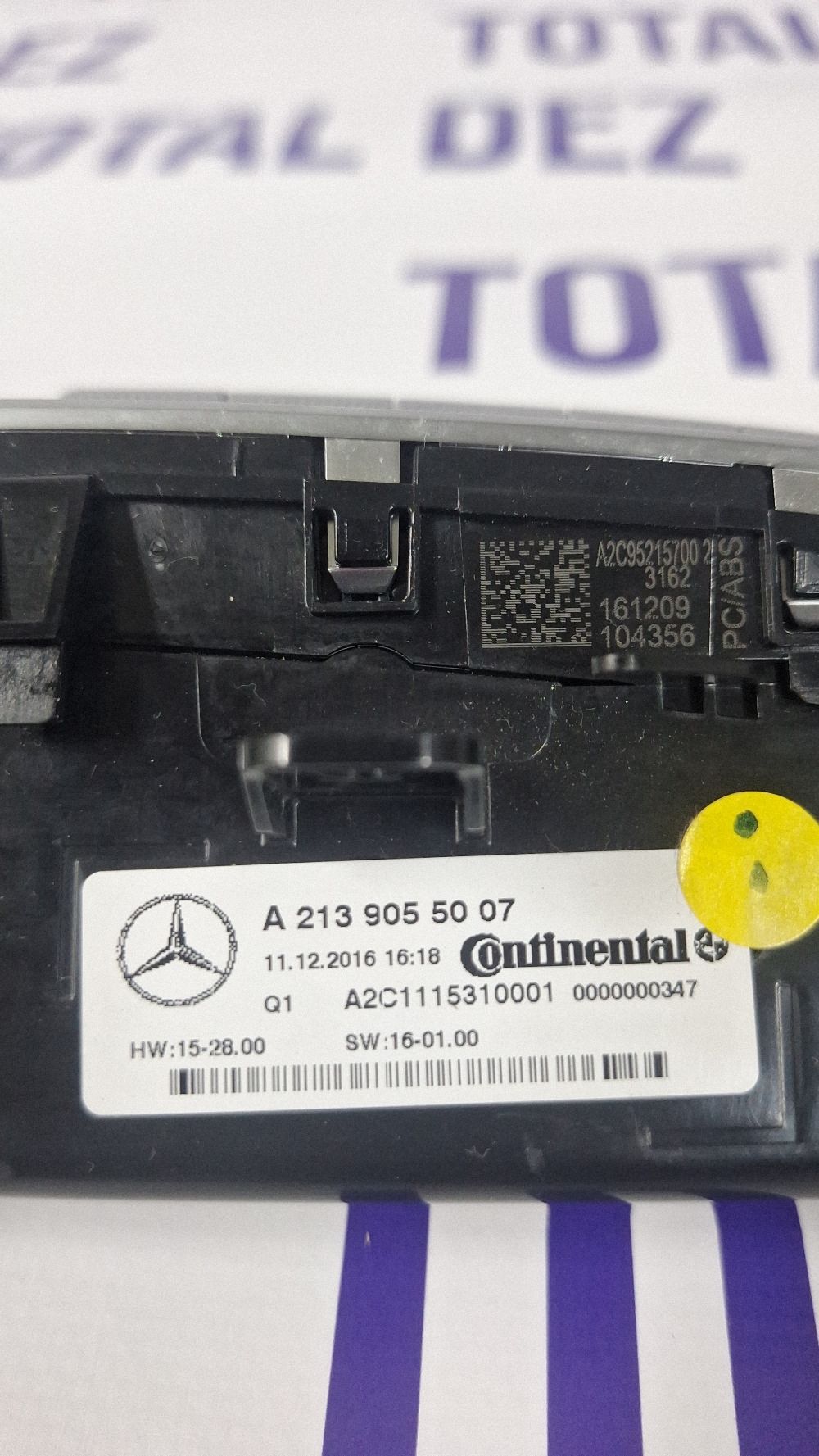 Climatronic Mercedes E-class W213 2017 - A2139055007 0000000347