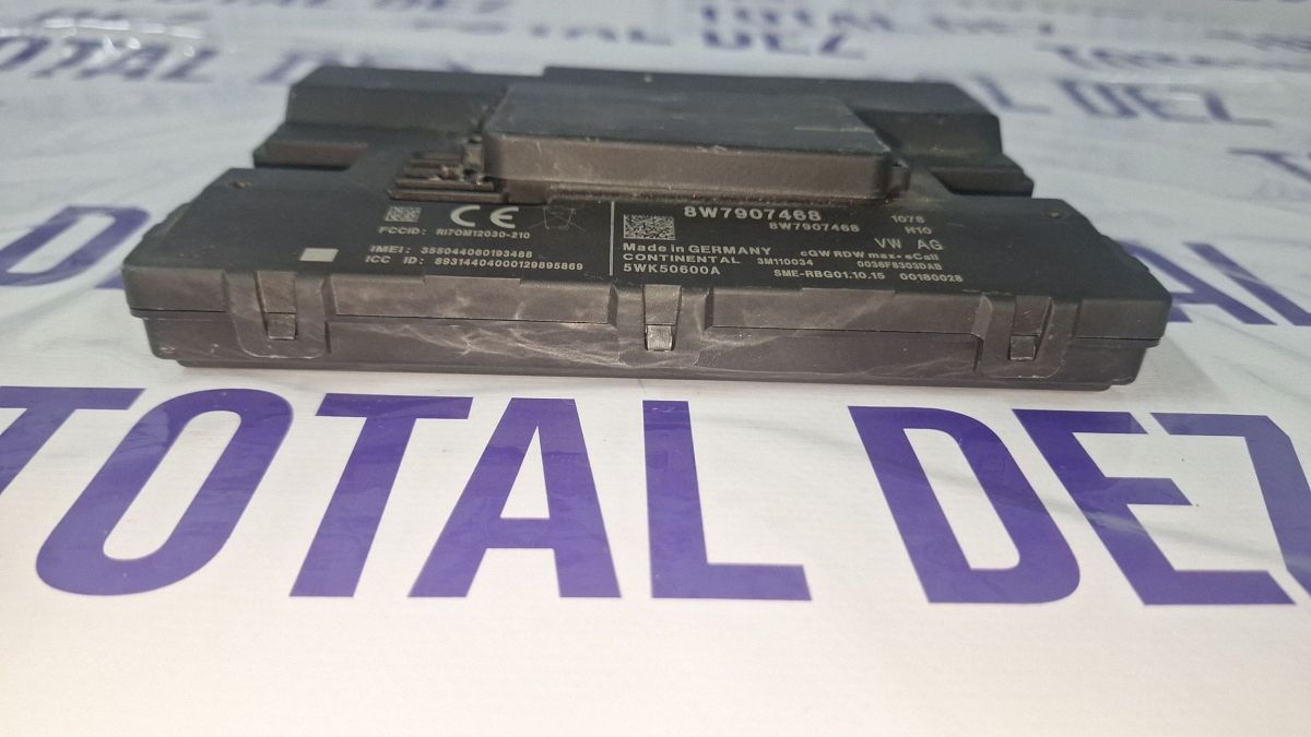 Calculator confort Audi A4 S4 B9 2017 - 8W7907468 5WK50600A 0036F8303DAB