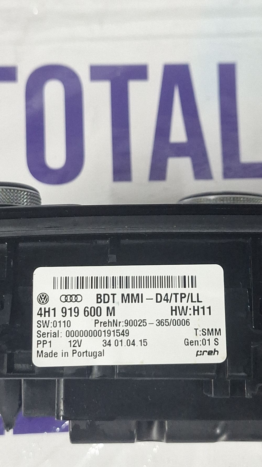 Interfata audio Audi A8 S8 D4 4H 2017 - 4H1919600M 900253650006