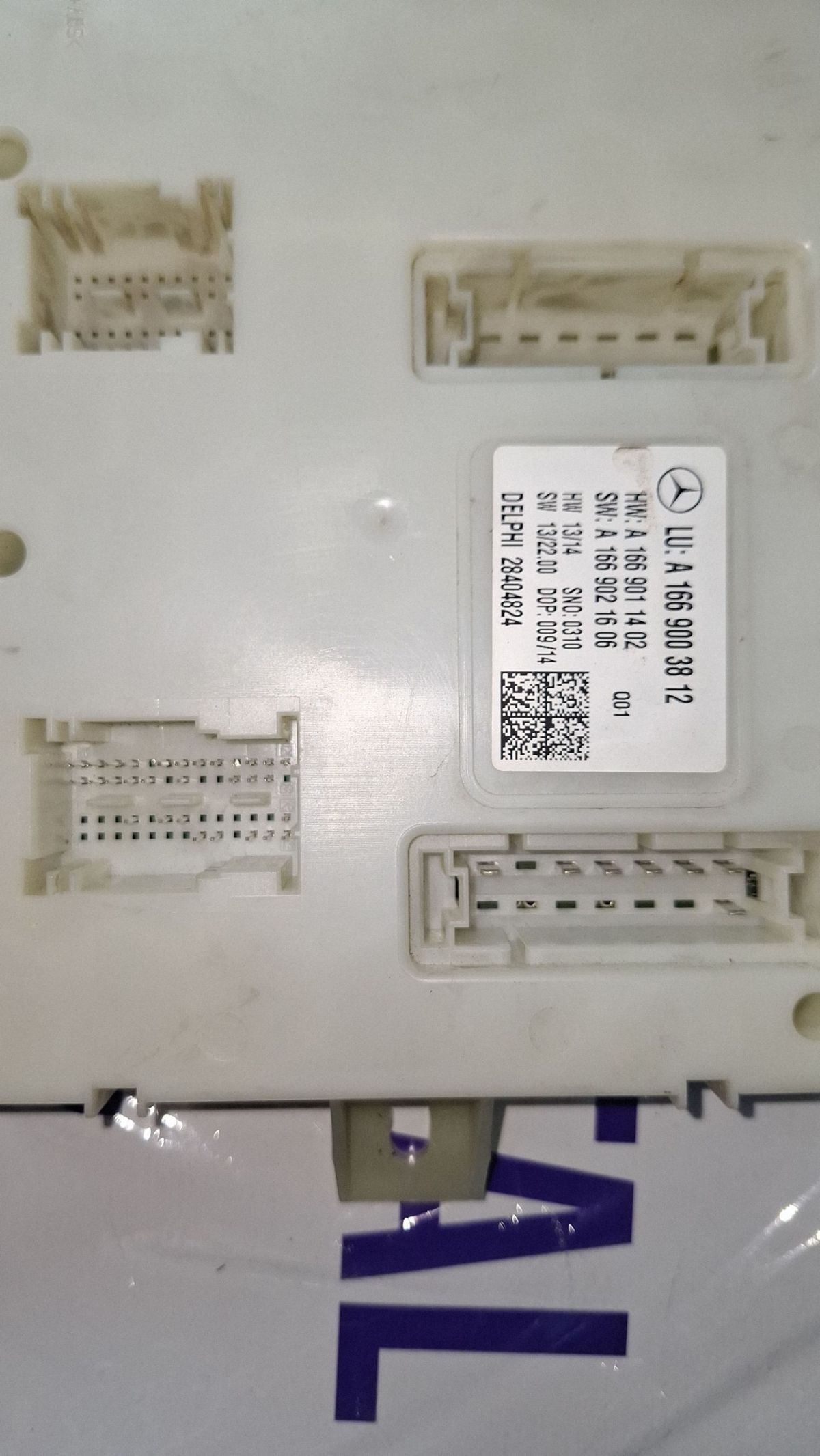 Calculator confort Mercedes ML-class W166 2014 - A1669011402 A1669021606 A1669003812