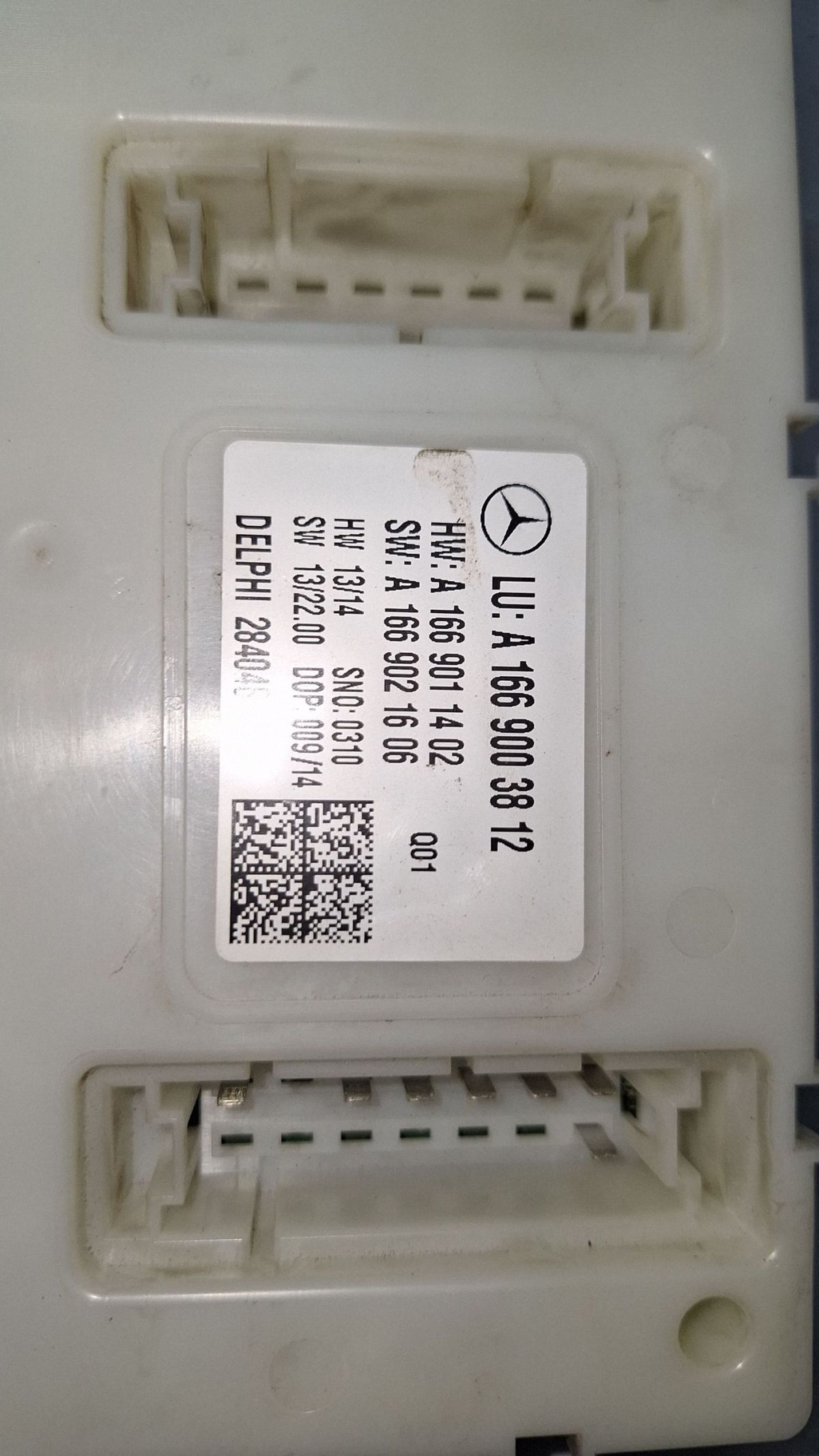 Calculator confort Mercedes ML-class W166 2014 - A1669011402 A1669021606 A1669003812