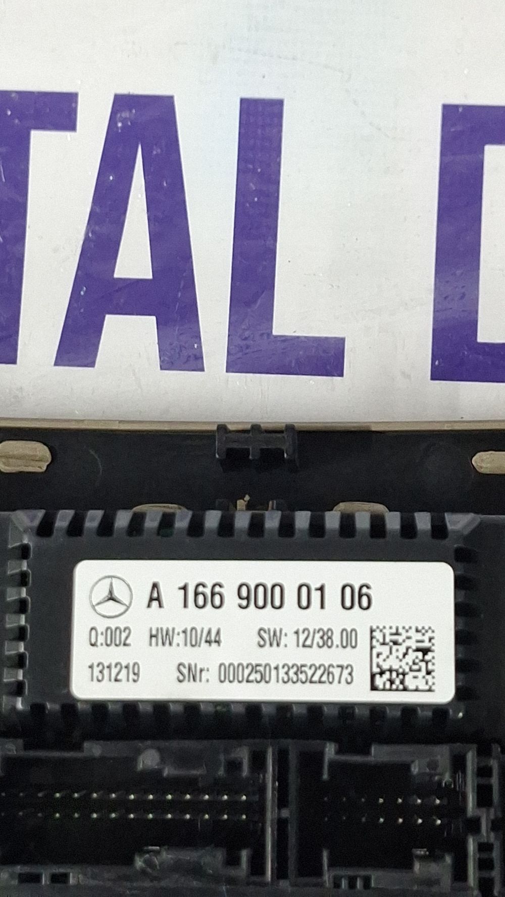 Climatronic Mercedes ML-class W166 2011 - A1669000106 131219 000250133522673