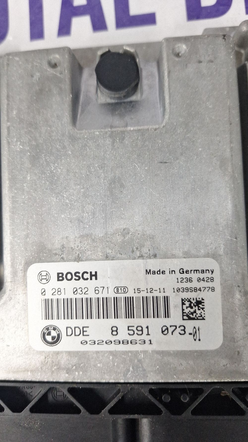 Calculator motor (ECU) BMW Seria 3 F30 F35 F31 2011 - 8591073 0281032671 1039S84778