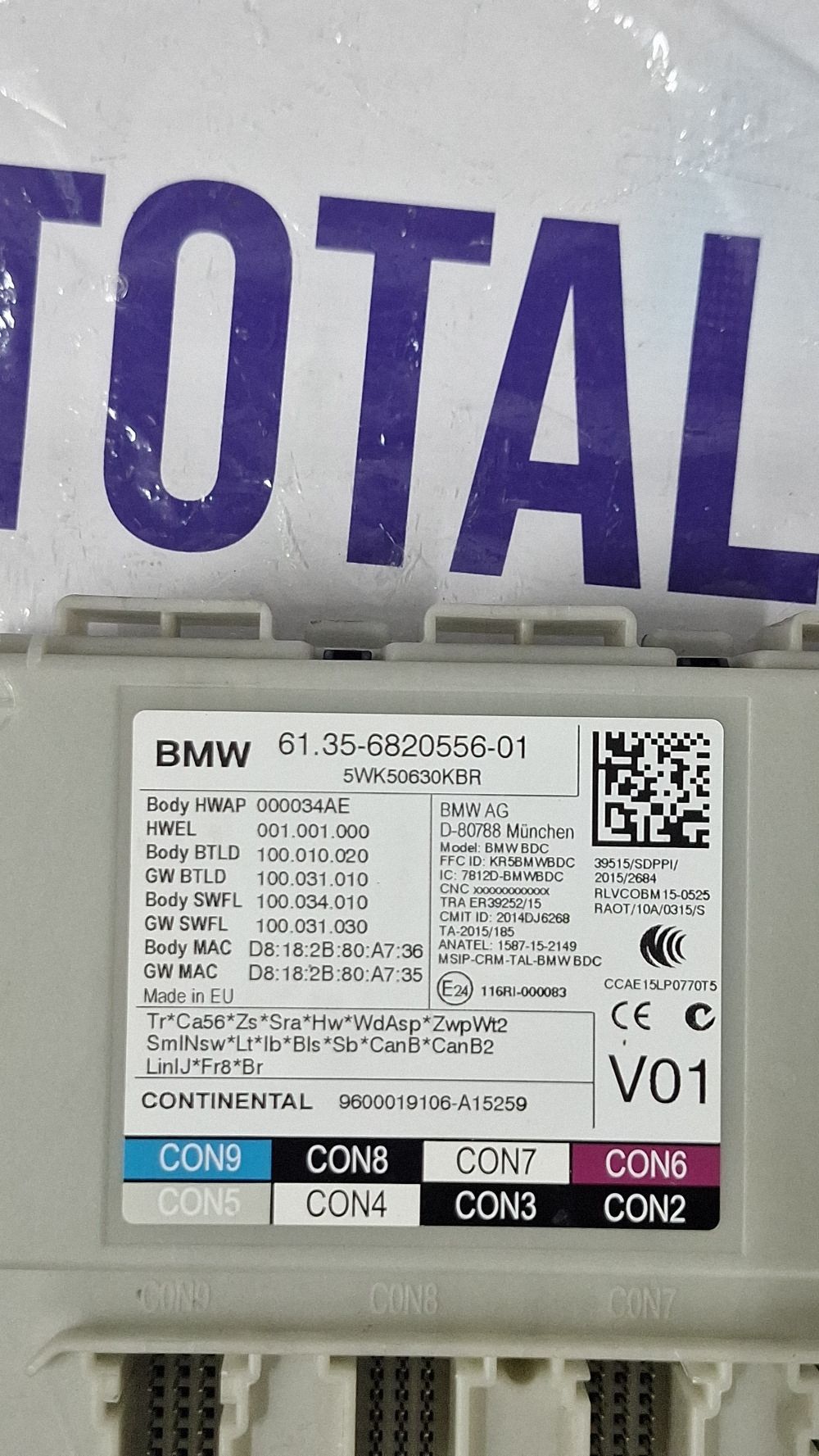 Panou sigurante BMW Seria 7 G11 G12 2016 - 61356820556 000034AF 5WK50630KBR 100010020