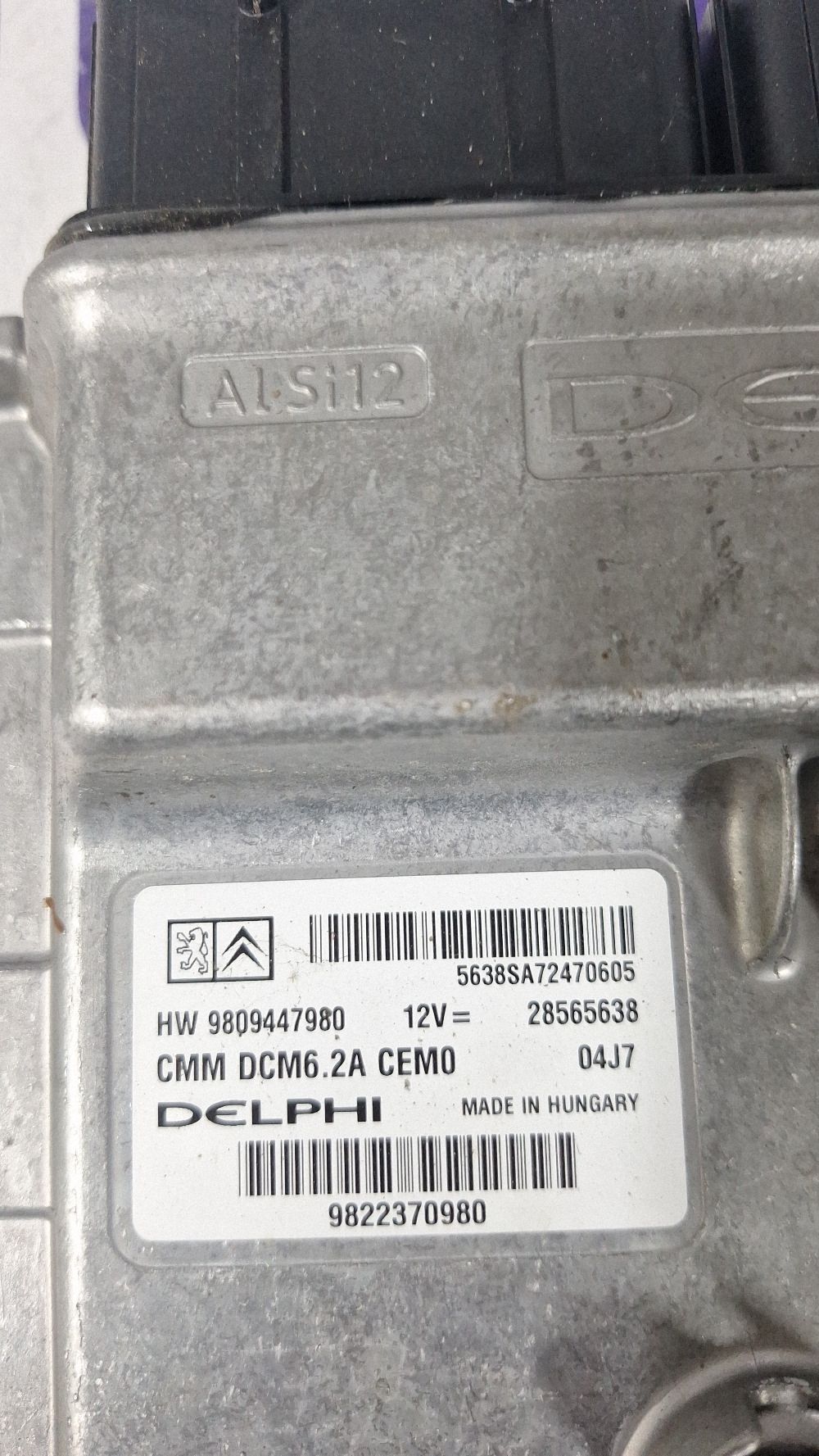 Calculator motor (ECU) Peugeot 508 RXH 2015 - 9809447980 9822370980 28565638