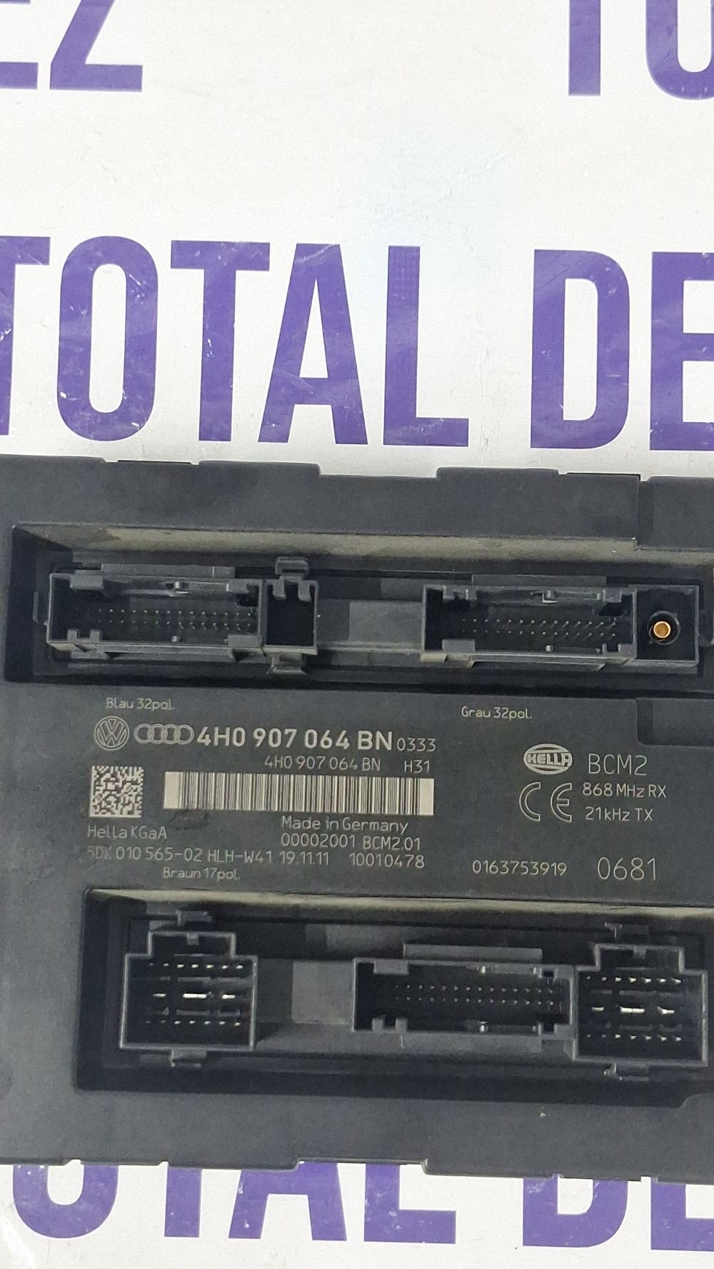 Calculator confort Audi A8 S8 D4 4H 2013 - 4H0907064BN 5DK01056502