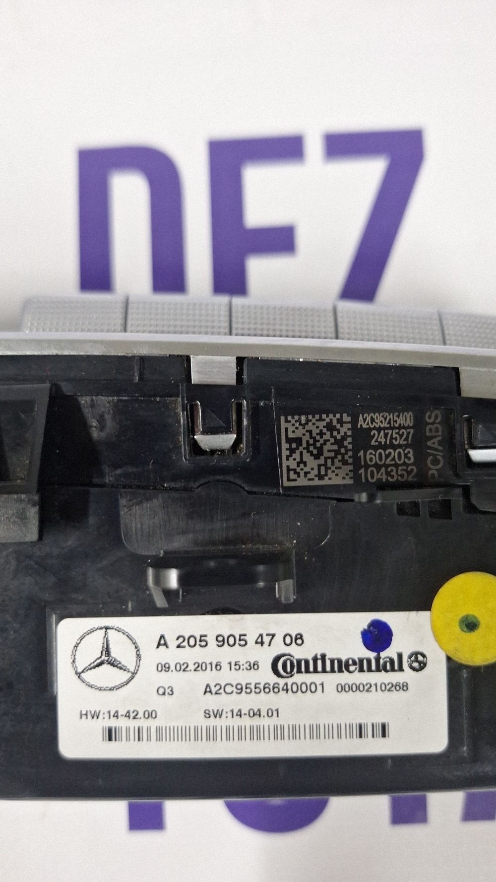 Climatronic Mercedes C-class W205 2014 - A2059054706 A2C9556640001 0000210268