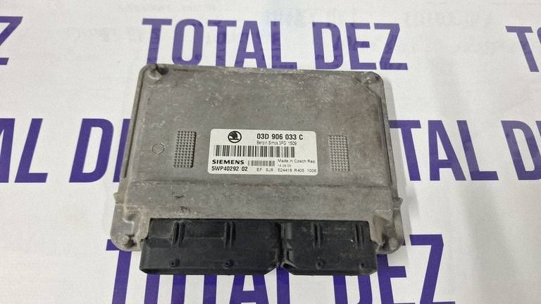 Calculator motor (ECU) Skoda Fabia Mk1 (6Y) 2004 - 03D906033C 5WP4029202 3PG1509