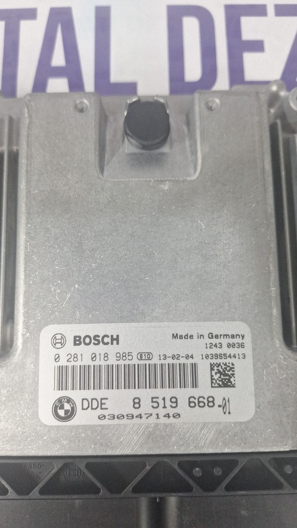 Calculator motor (ECU) BMW Seria 3 E90 E91 2011 - 8519668 0281018985 1039S54413 12430036
