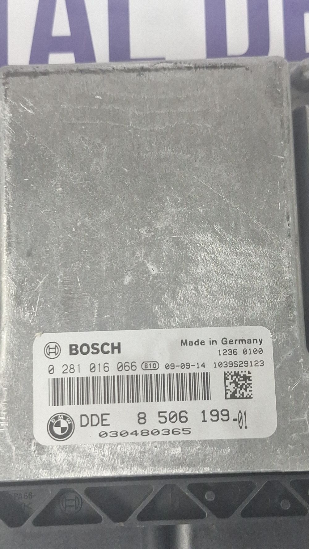 Calculator motor (ECU) BMW Seria 5 E60 E61 2009 - 8506199 0281016066 1039S29123