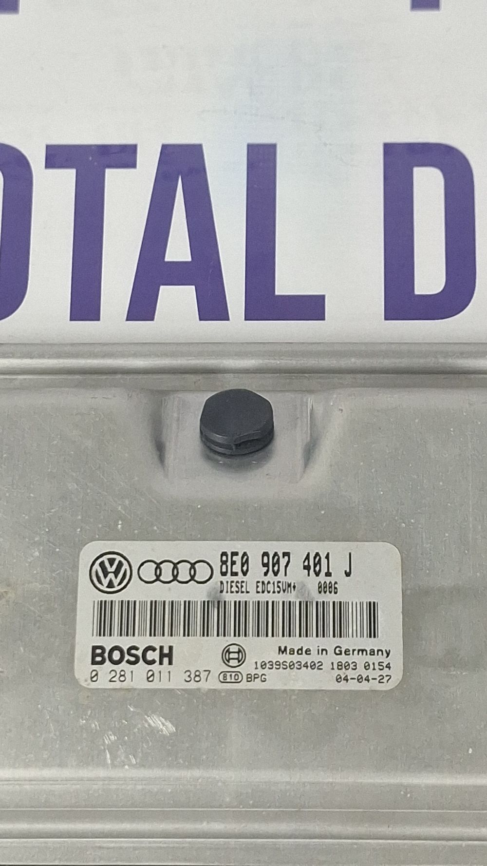 Calculator motor (ECU) Audi A6 S6 C5 4B 2003 - 8E0907401J 0281011387 1039S03402
