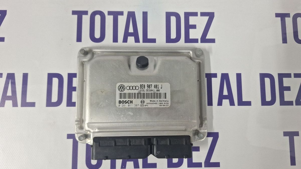 Calculator motor (ECU) Audi A6 S6 C5 4B 2003 - 8E0907401J 0281011387 1039S03402