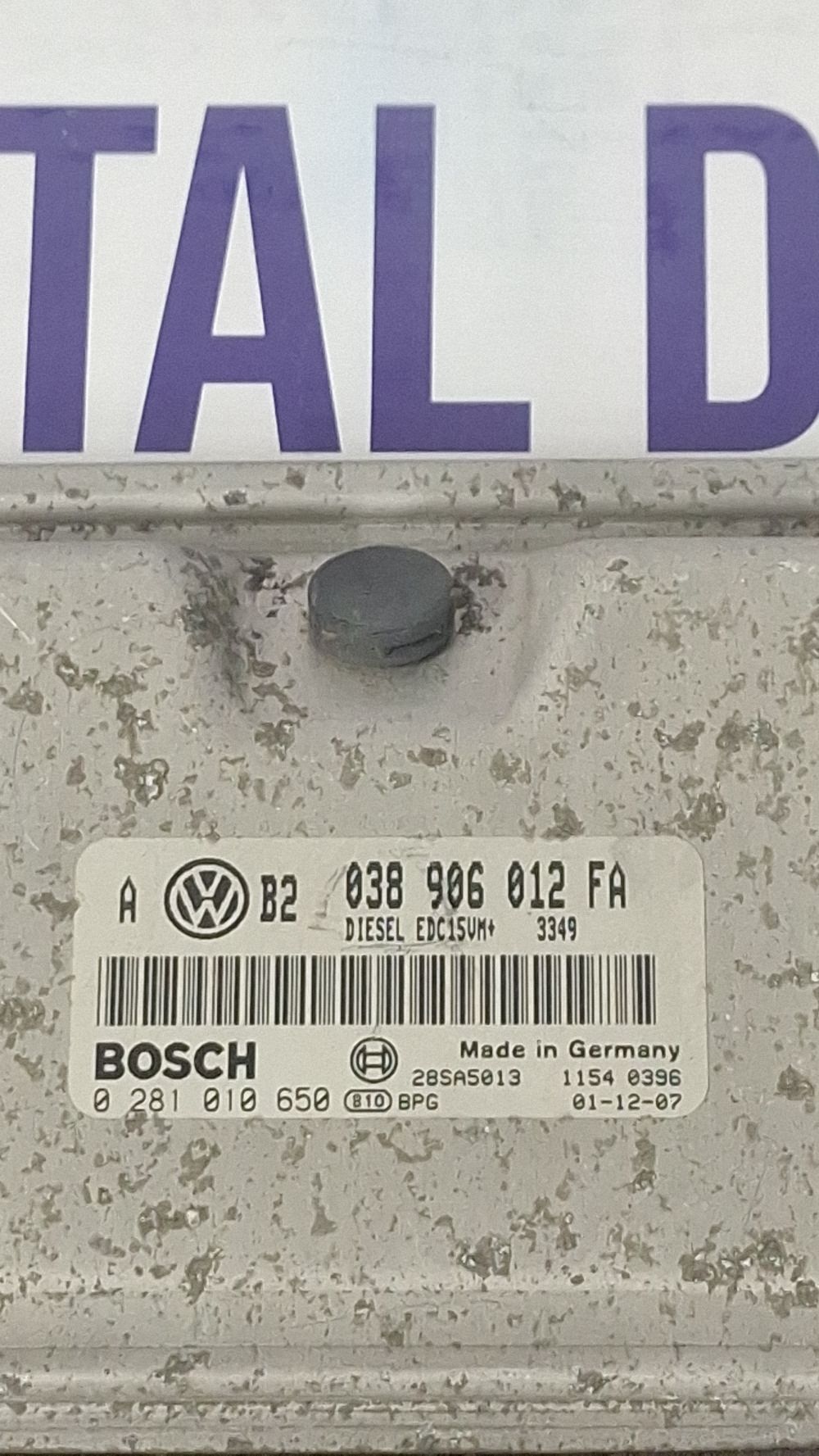 Calculator motor (ECU) Volkswagen Golf IV 2002 - 038906012FA 0281010650 28SA5013
