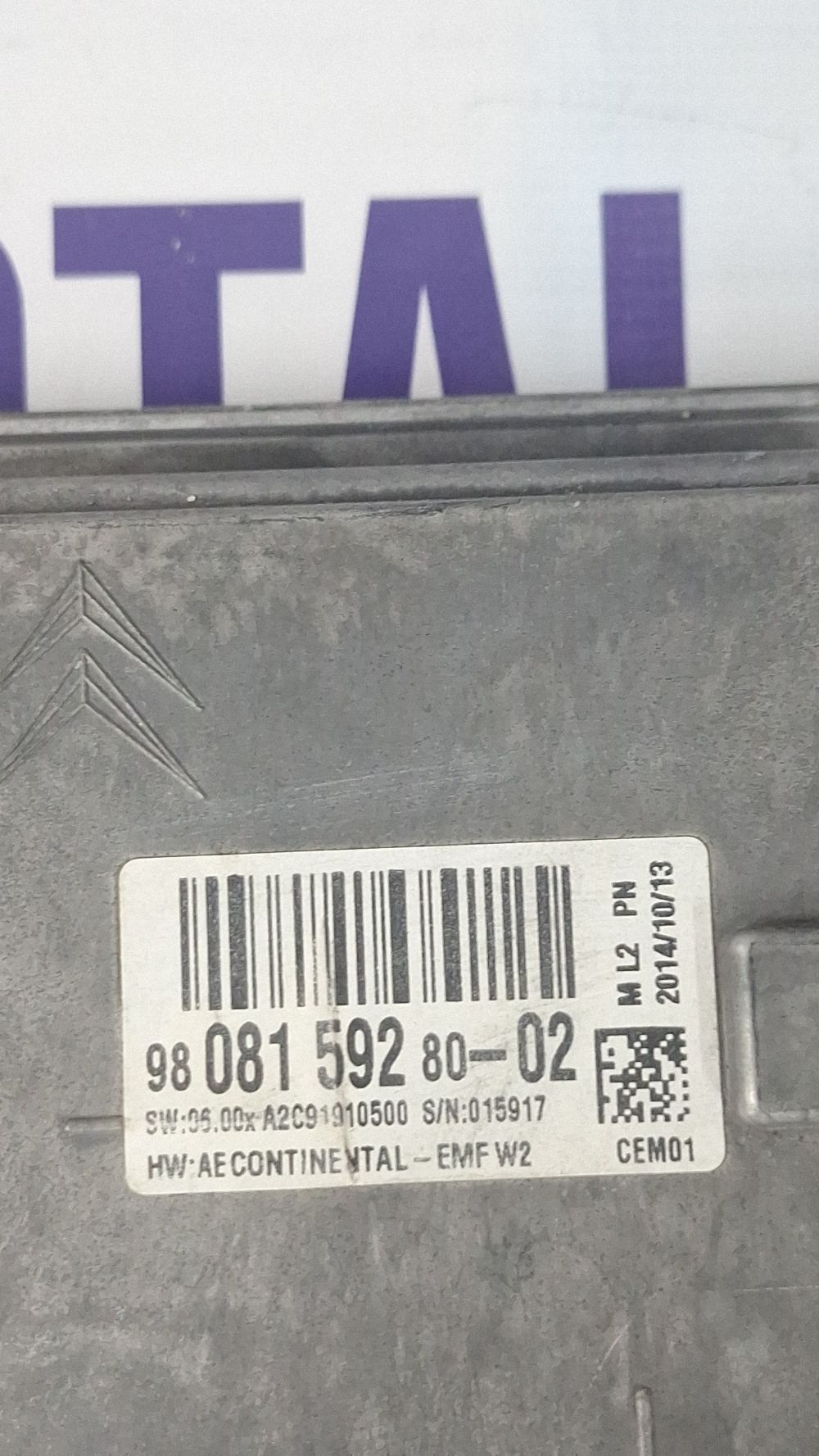 Display Peugeot 508 2014 - 9808159280 A2C91910500