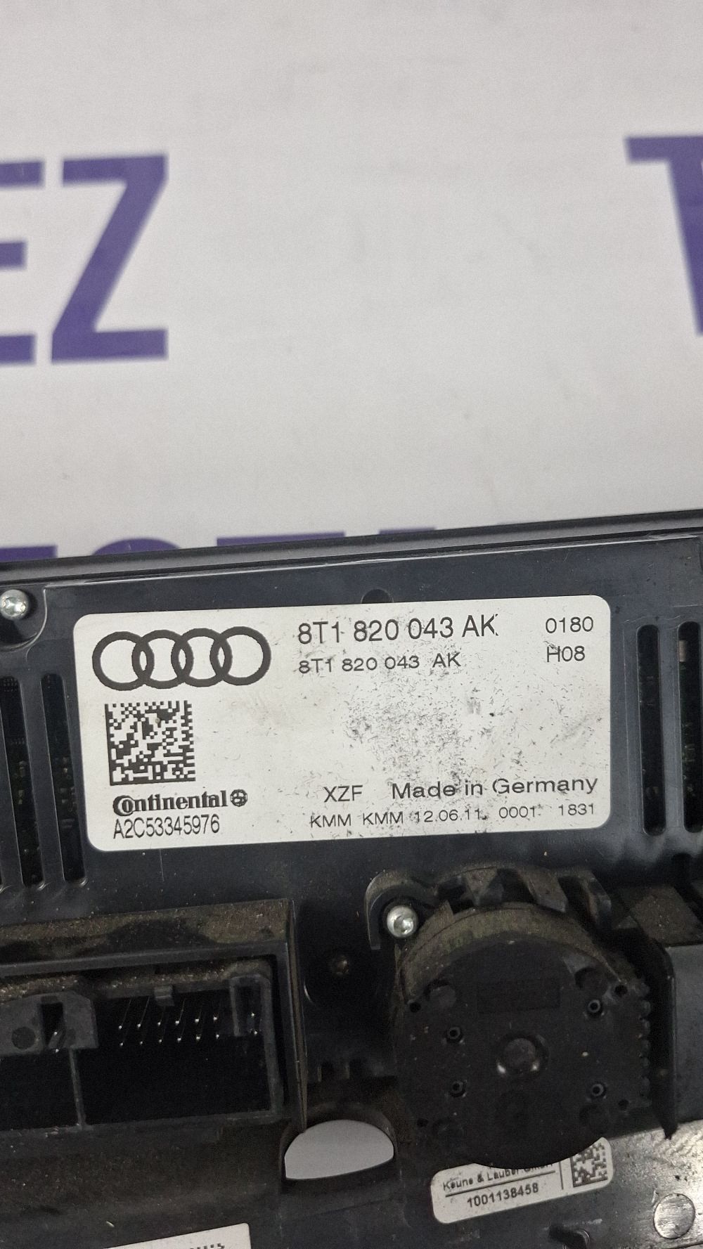 Climatronic Audi A5 S5 8T 8F 2007 - 8T1820043AK A2C53345976