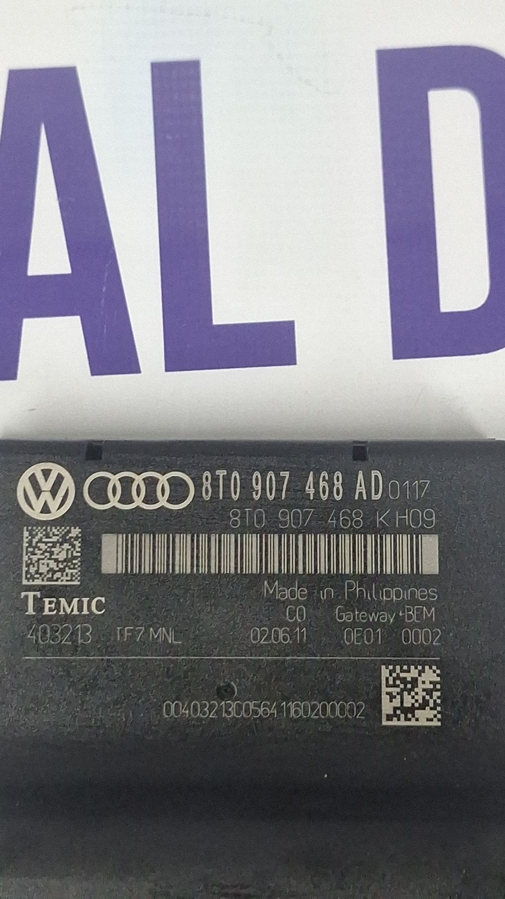Calculator confort Audi A5 S5 8T 8F 2010 - 8T0907468K 8T0907468AD
