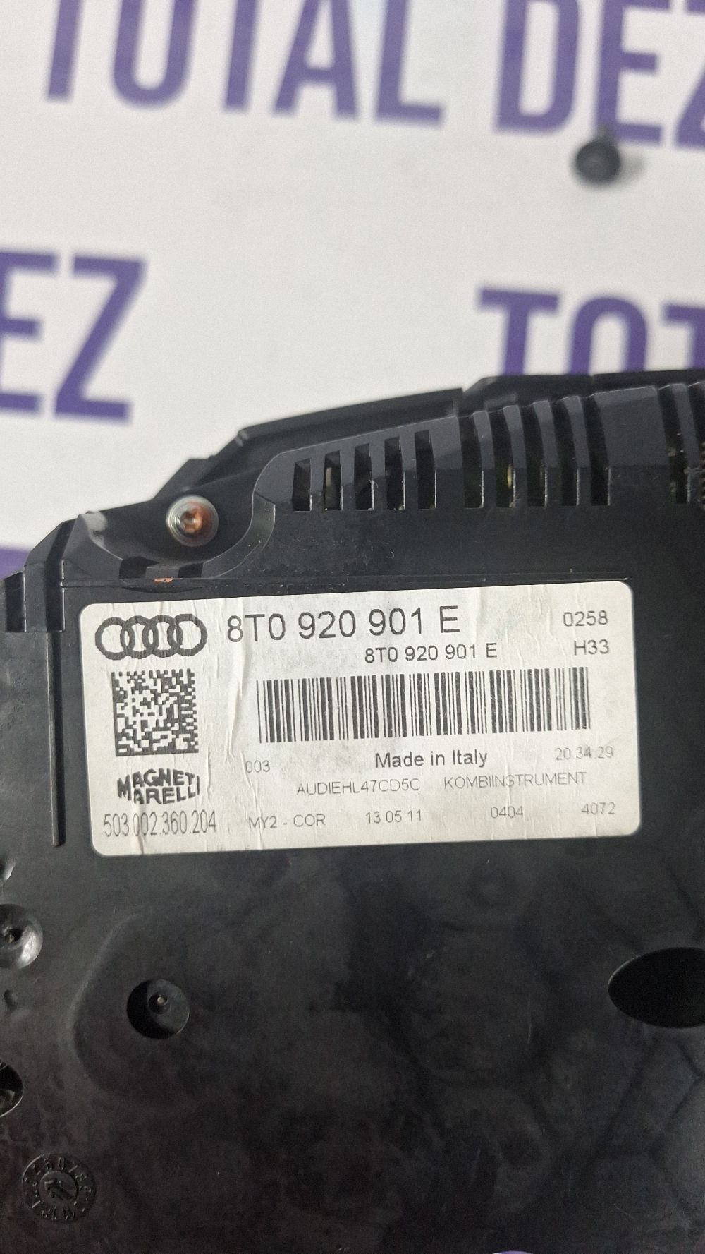 Ceasuri bord Audi A5 S5 8T 8F 2007 - 8T0920901E 503002360204