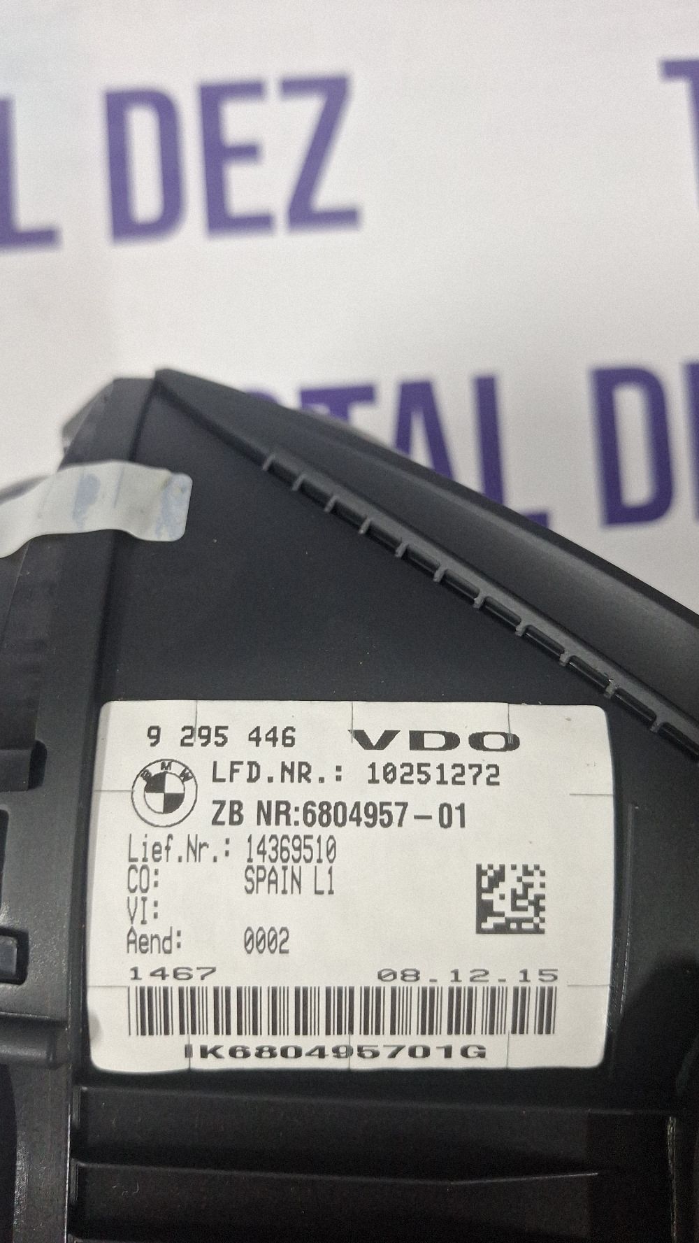 Ceasuri bord BMW Seria 2 F46 2015 - 14369510 9295446 6804957 10251272