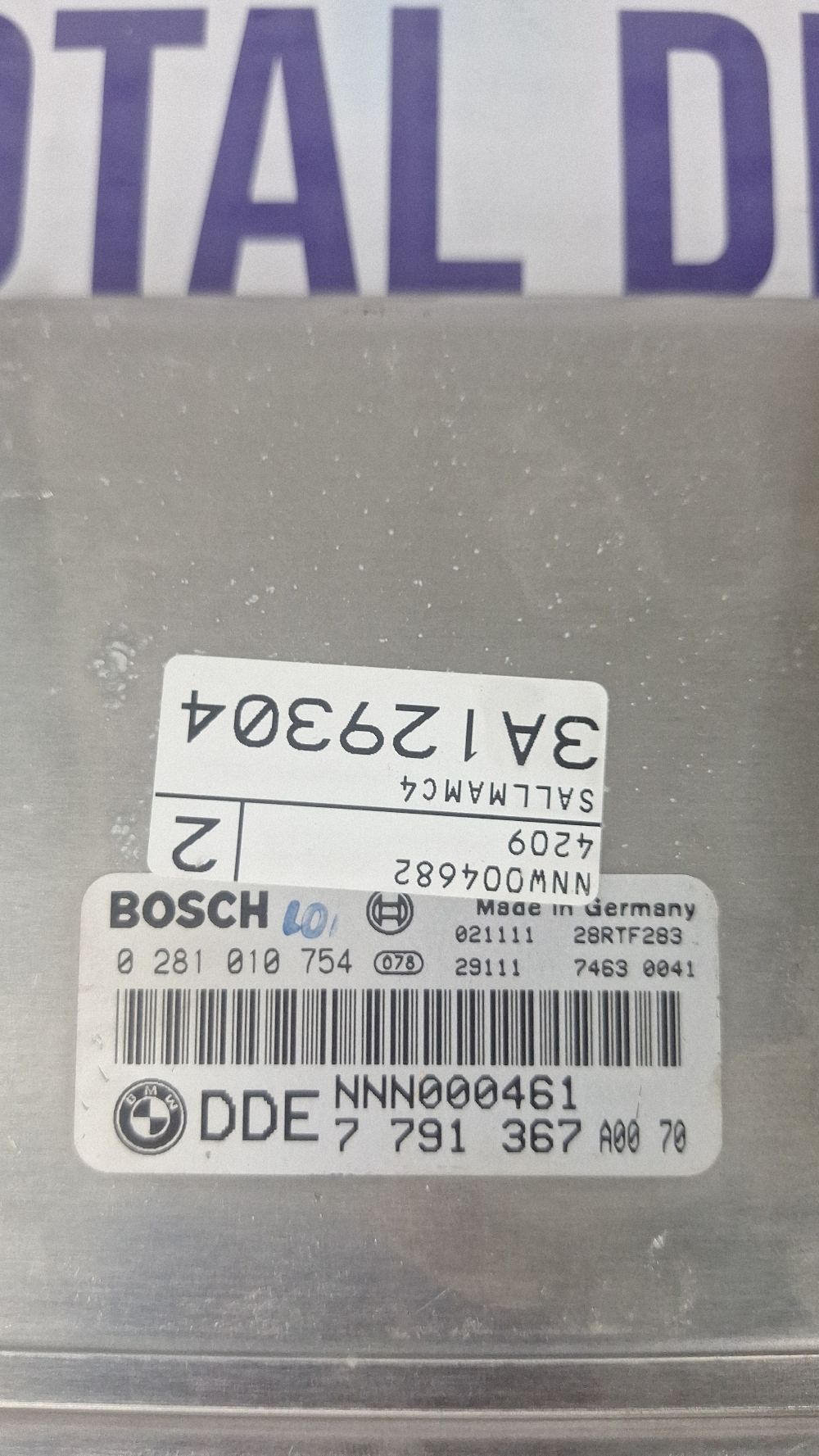 Calculator motor (ECU) Land Rover Range Rover L322 2006 - 0281010754 7791367 NNN000461 789700MN