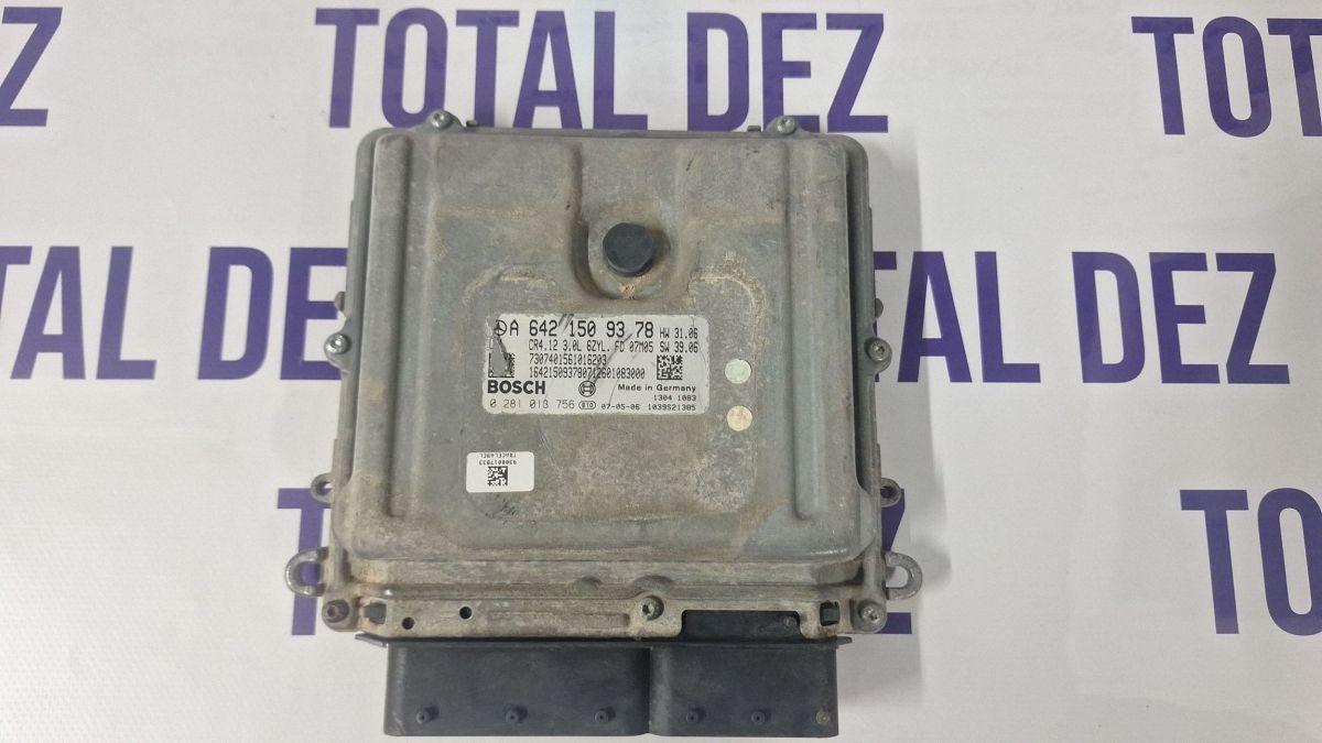 Calculator motor (ECU) Mercedes ML-class W164 2006 - A6421509378 0281013756 1039S21385