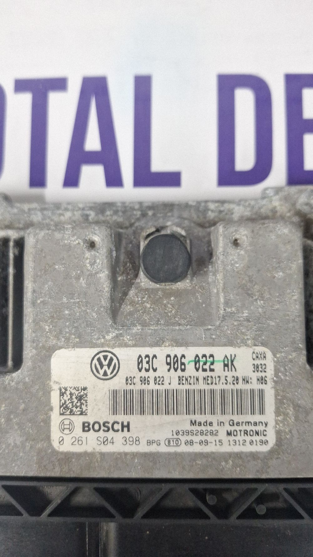 Calculator motor (ECU) Volkswagen Golf VI 2007 - 03C906022J 03C906022AK 0261S04398