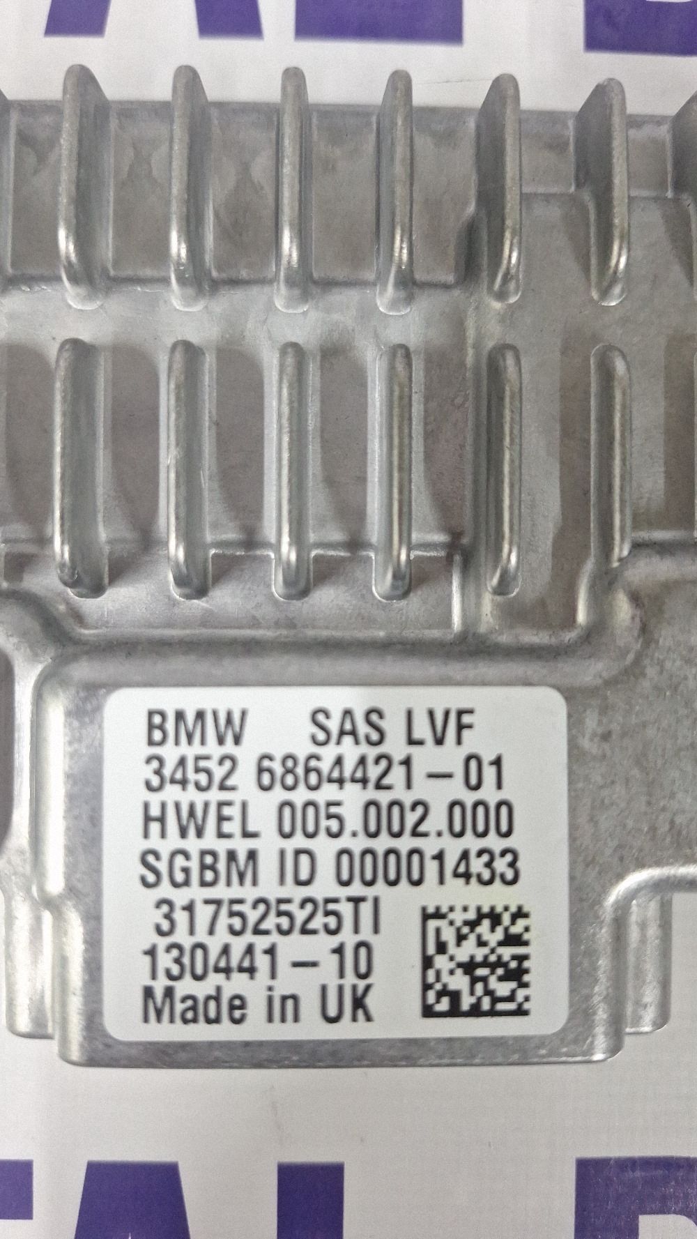 Calculator airbag BMW Seria 2 F46 2015 - 13044110 00001433 34526864421 31752525T