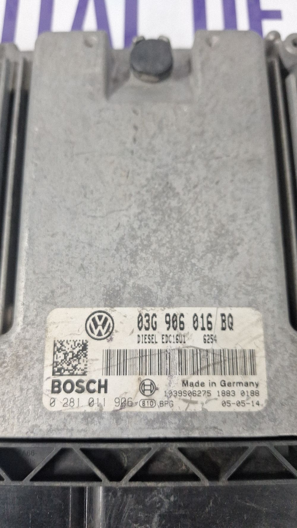 Calculator motor (ECU) Volkswagen Touran I 2004 - 03G906016BQ 0281011906 1039S06275