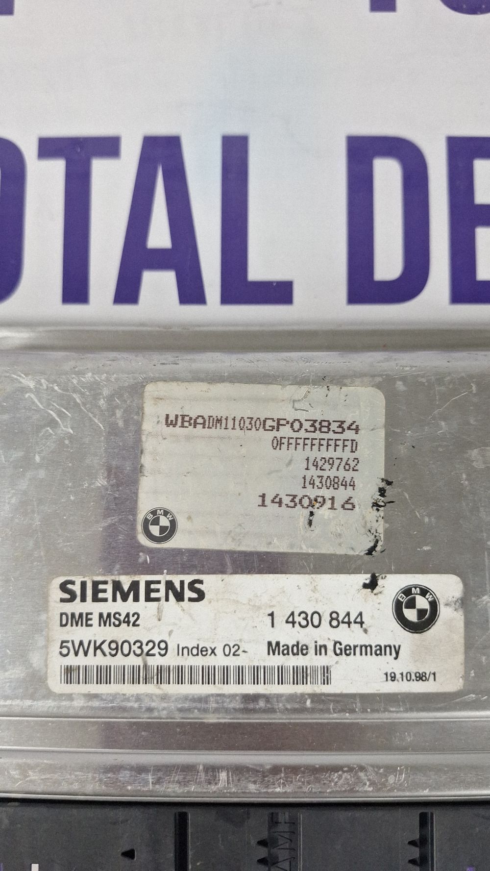 Calculator motor (ECU) BMW Seria 3 E36 1999 - 1430844 5WK90329 1430916