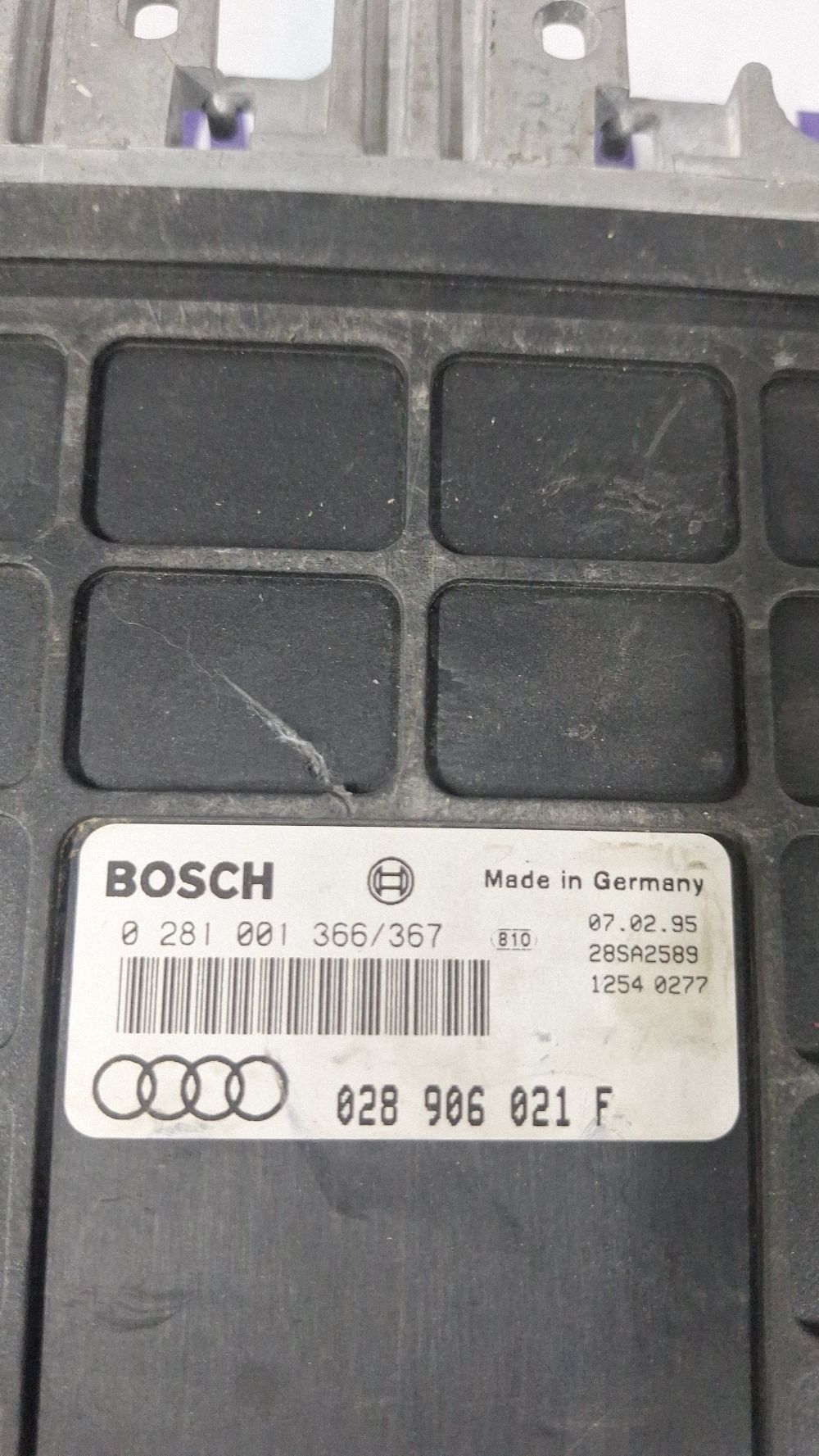 Calculator motor (ECU) Audi A4 S4 B5 8D 1997 - 028906021F 0281001366 28SA2589