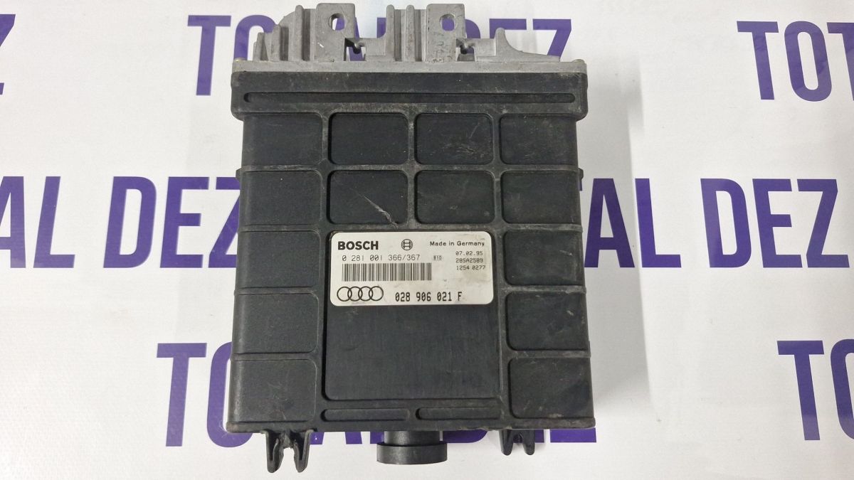 Calculator motor (ECU) Audi A4 S4 B5 8D 1997 - 028906021F 0281001366 28SA2589