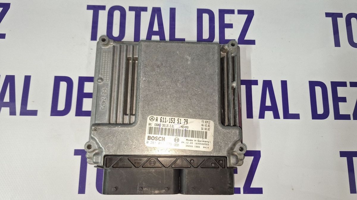 Calculator motor (ECU) Mercedes Vito/ Viano Vito W639 2005 - 1039S00569 A6111535179 0281011178