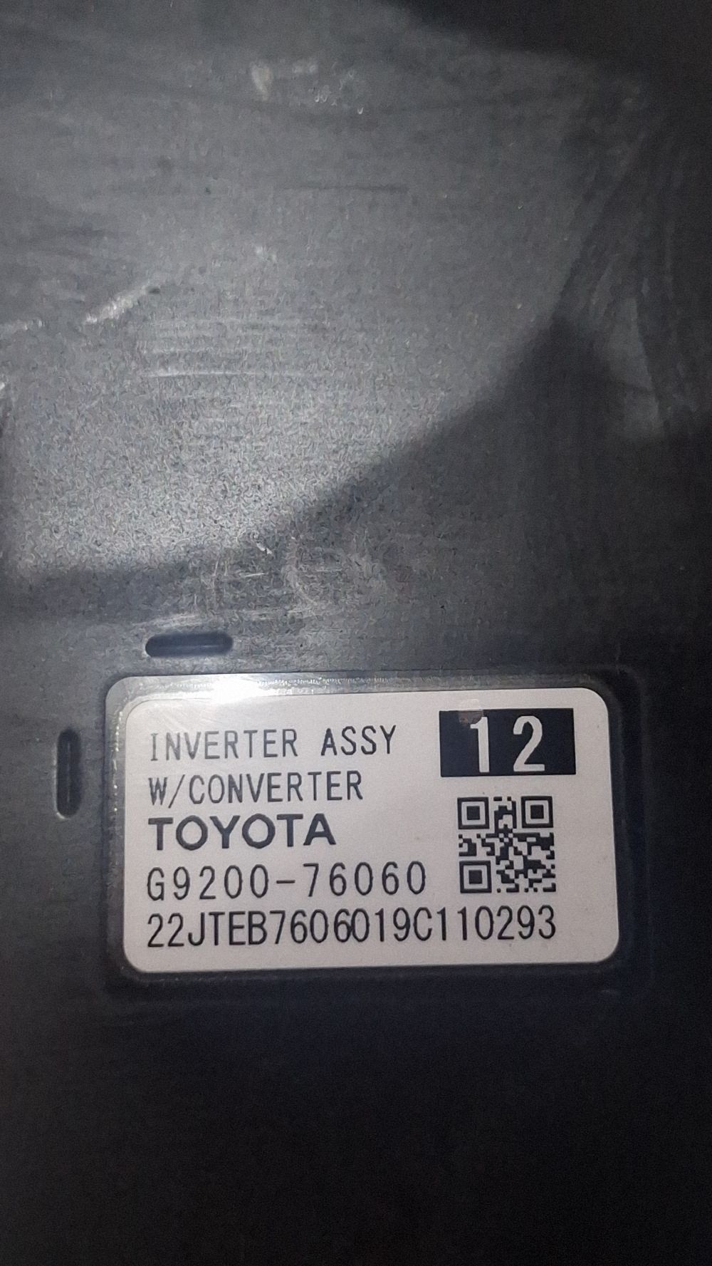 Invertor Lexus UX 2021 - G920076060