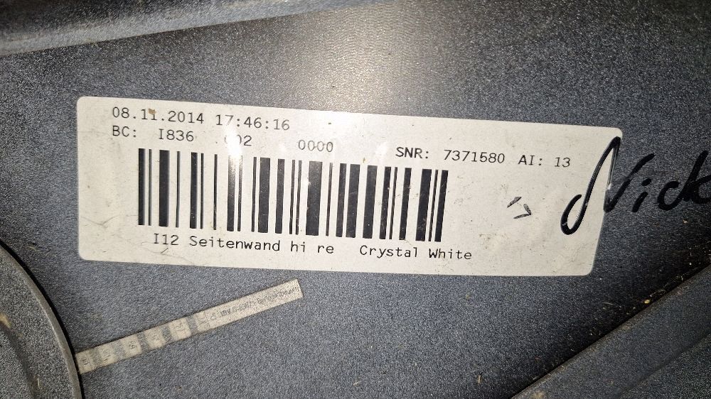 Aripa fata Dreapta spate BMW i8 2013 - 7371580