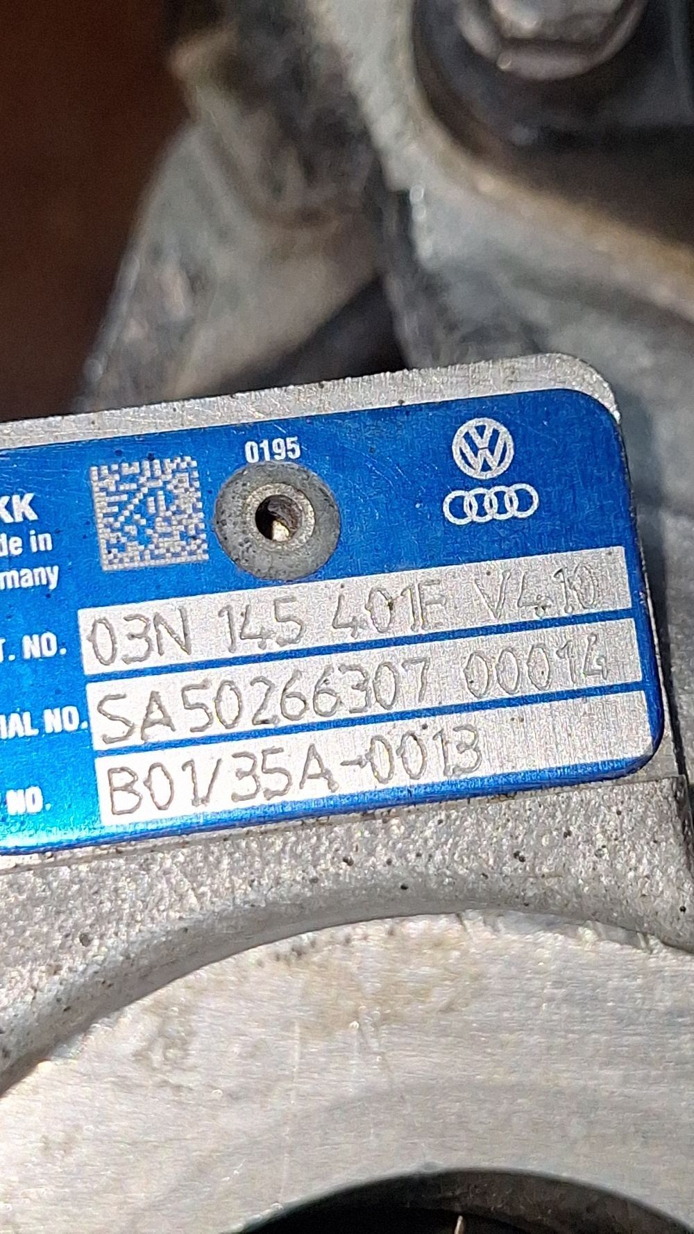 Turbina Volkswagen Passat B8 2015 - 03N145401F B0135A0013 SA50266307