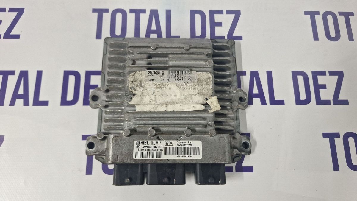 Calculator motor (ECU) Peugeot Partner 2002 - 9647423380 5WS40037DT 9650517780