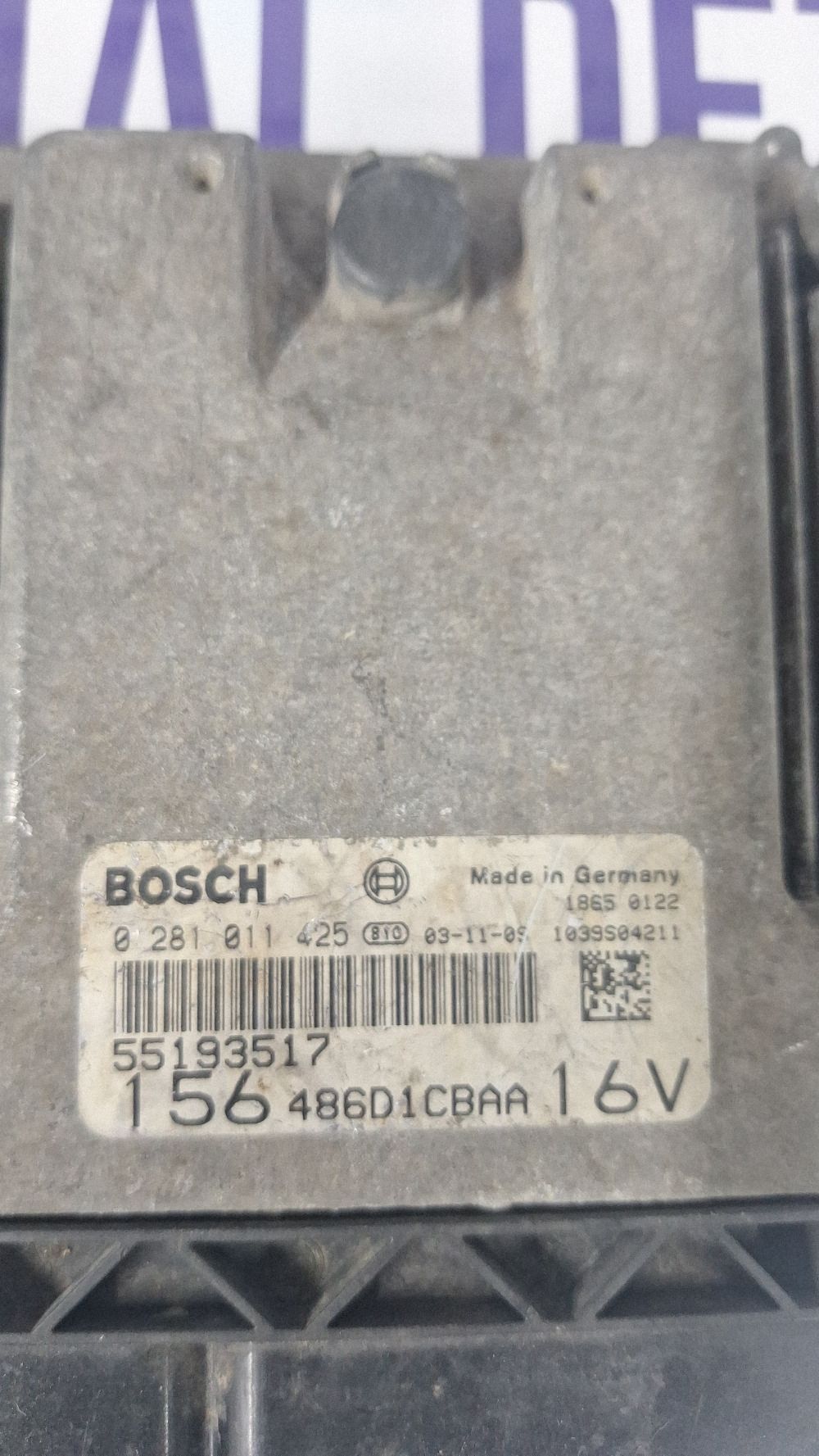 Calculator motor (ECU) Alfa Romeo 156 2003 - 0281011425 55193517 486D1CBAA
