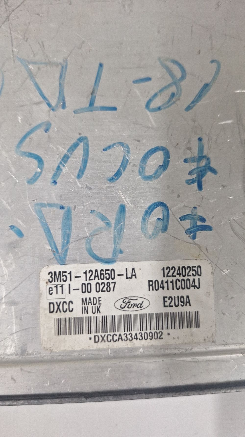 Calculator motor (ECU) Ford Focus 1999 - 3M5112A650LA 12240250 R0411C004J