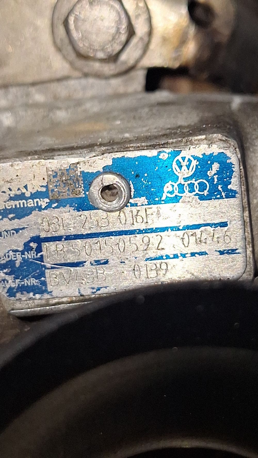 Turbina Volkswagen Passat B6 2009 - 03L253016F BV43B LB50150592