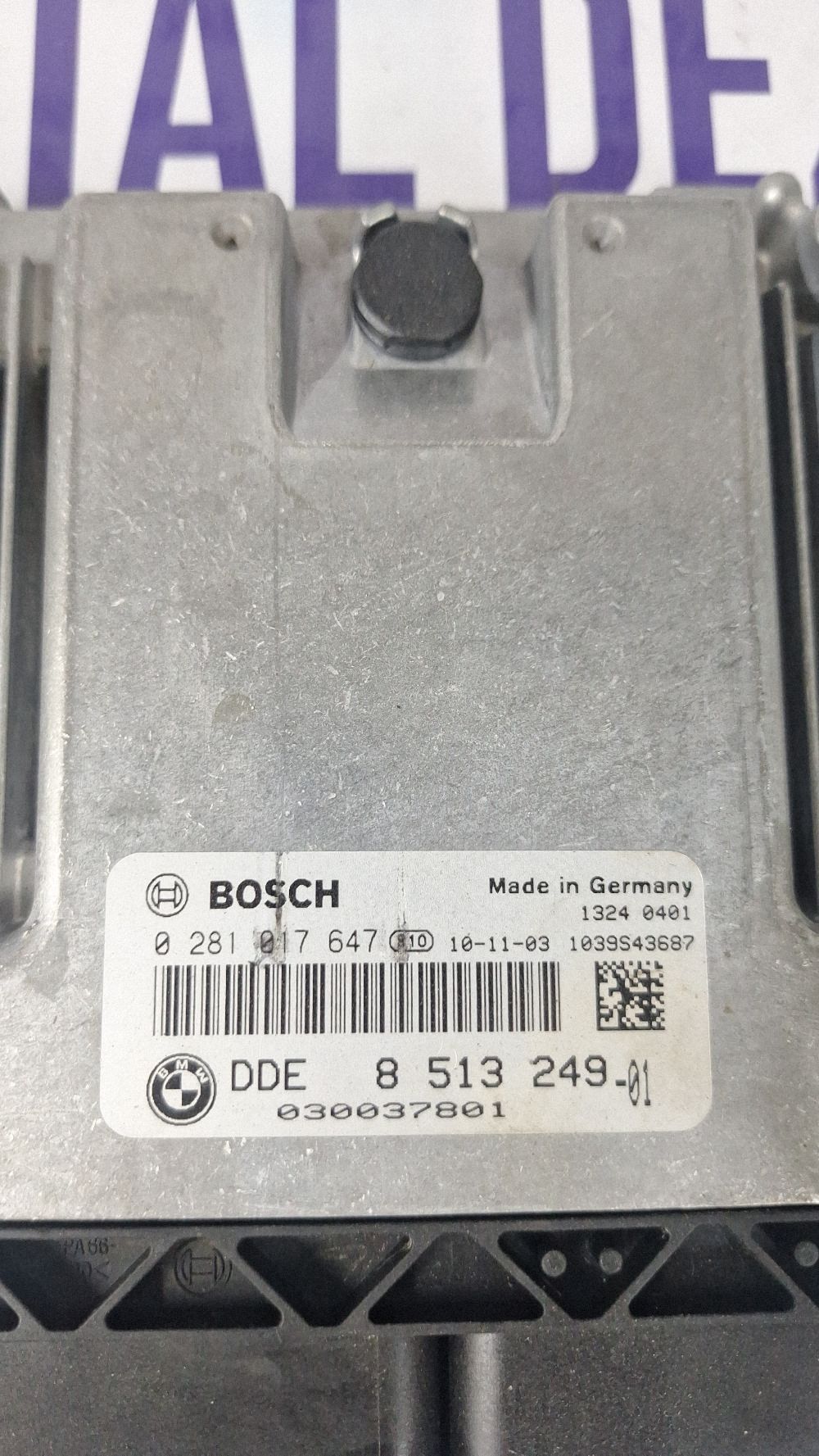 Calculator motor (ECU) BMW X3 F25 2010 - 8513249 0281017647 1039S43687