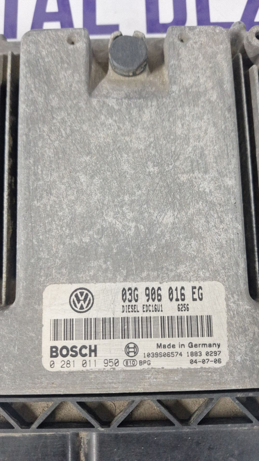 Calculator motor (ECU) Seat Altea 2004 - 03G906016EG 0281011950 1039S06574