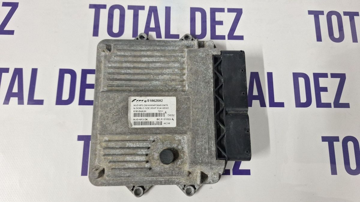 Calculator motor (ECU) Fiat Doblo 2010 - 51862582 BC0101853A 818V94A3K