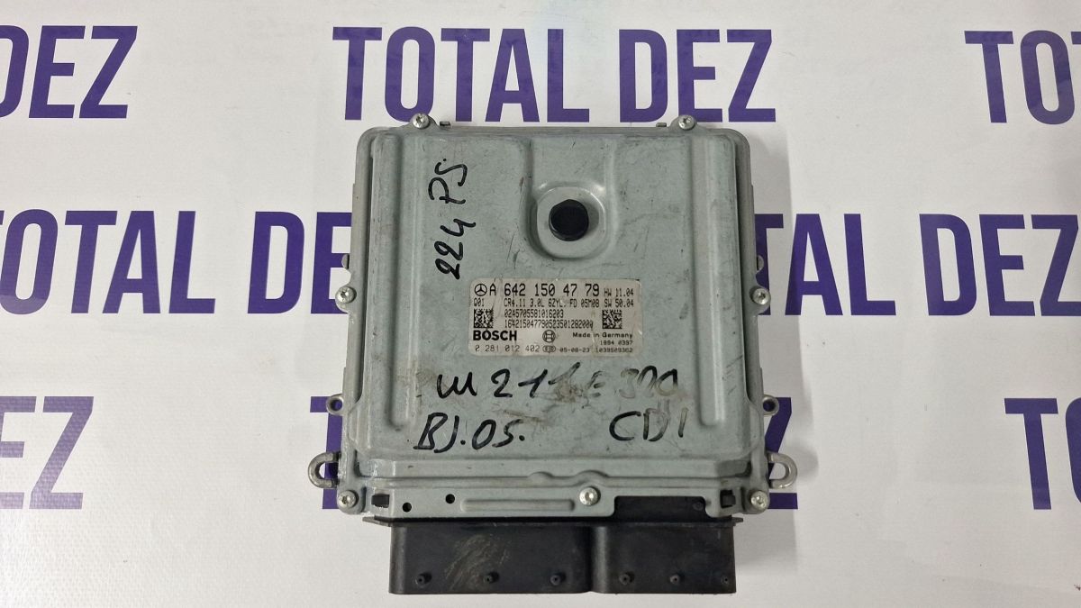 Calculator motor (ECU) Mercedes E-class W211 2005 - A6421504779 0281012402